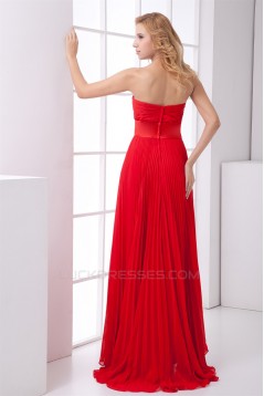 Sweetheart Bows A-Line Asymmetrical Chiffon Prom/Formal Evening Dresses 02020939