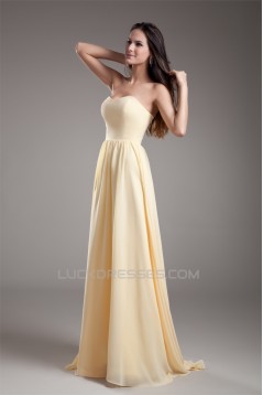 A-Line Sweetheart Chiffon Pleats Prom/Formal Evening Bridesmaid Dresses 02020941