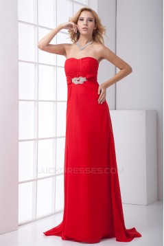 Sweetheart Sleeveless Ruffles A-Line Chiffon Prom/Formal Evening Dresses 02020947