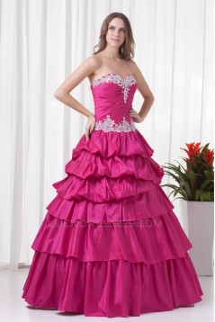 Taffeta Sweetheart Short Ball Gown Beading Prom/Formal Evening Dresses 02020960