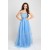 A-Line Strapless Beaded Long Prom Evening Party Dresses 02020983