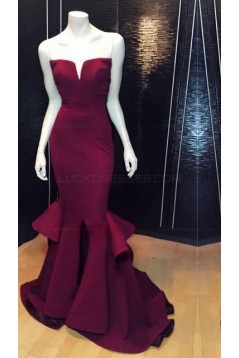 Long Trumpet/Mermaid Prom Evening Formal Dresses 3020039