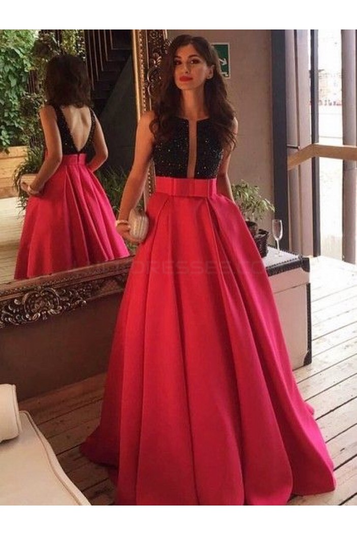 Beaded Long Prom Formal Evening Party Dresses 3021034