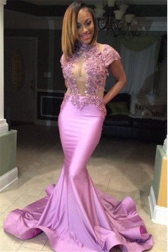 Mermaid Lace Long Prom Formal Evening Party Dresses 3021130