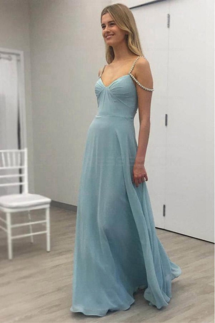 A-Line Long Chiffon Prom Evening Formal Dresses 3021571