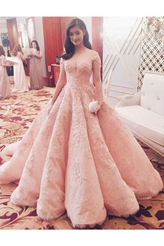 Ball Gown Lace Long Prom Dresses Party Evening Gowns 3020325