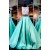 A-Line Two Pieces Keyhole Back Beaded Lace Satin Prom Dresses Party Evening Gowns 3020345