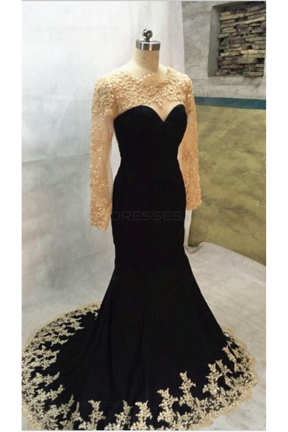 black and gold dress party