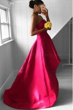 High Low Strapless Prom Dresses Party Evening Gowns 3020471