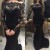 Mermaid Long Sleeves Lace Prom Formal Evening Party Dresses 3020864