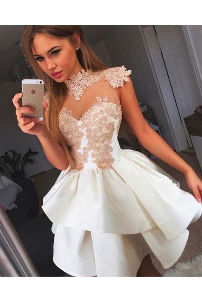 Short Lace Homecoming Cocktail Graduation Prom Dresses 3020870