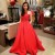 Long Red Beaded Prom Formal Evening Party Dresses 3020922