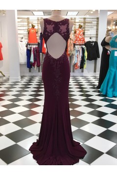 Mermaid Beaded Lace Appliques Long Prom Dresses Formal Evening Dresses 601047