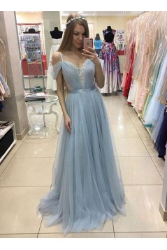 Lace and Tulle Long Prom Dresses Formal Evening Dresses 601101