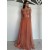 Elegant Off-the-Shoulder Beaded Lace Tulle Long Prom Dresses Formal Evening Dresses 601126
