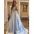 Ball Gown V-Neck Long Prom Dresses Formal Evening Dresses 601339