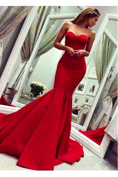 Mermaid Sweetheart Long Prom Dresses Formal Evening Dresses 601344