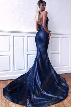Mermaid V-Neck Long Prom Dress Formal Evening Dresses 601620