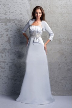 A-Line Floor Length Mother of the Bride Dresses with A Jacket M010022