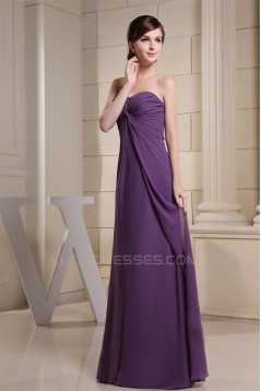 Elegant Sweetheart Floor-Length 3/4 Sleeve Chiffon Mother of the Bride Dresses with A Jacket 2040002