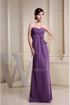 Elegant Sweetheart Floor-Length 3/4 Sleeve Chiffon Mother of the Bride Dresses with A Jacket 2040002