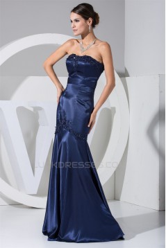 Mermaid/Trumpet Beading Sleeveless Strapless Mother of the Bride Dresses 2040015