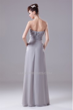 Sheath/Column Long Sleeves Floor-Length Chiffon Mother of the Bride Dresses with A Jacket 2040052