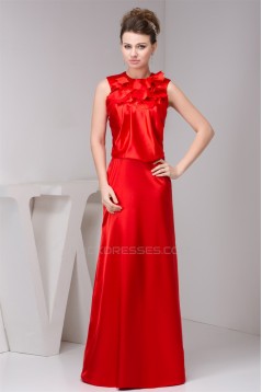 Floor-Length Sleeveless High-Neck Ruffles Mother of the Bride Dresses 2040127