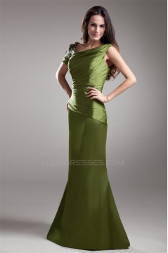 Beading Short Sleeve Sheath/Column Floor-Length Mother of the Bride Dresses 2040170