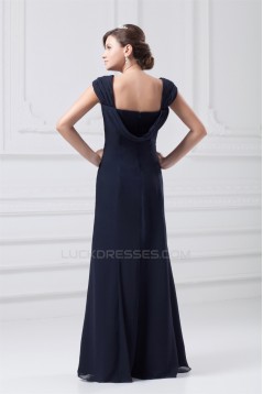 A-Line Pleats Floor-Length Sleeveless Straps Mother of the Bride Dresses 2040178