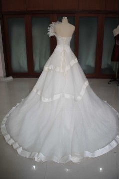 A-line Sweetheart Chapel Train Bridal Wedding Dresses WD010111