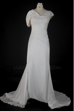 Sheath/Column Bridal Wedding Dresses WD010130