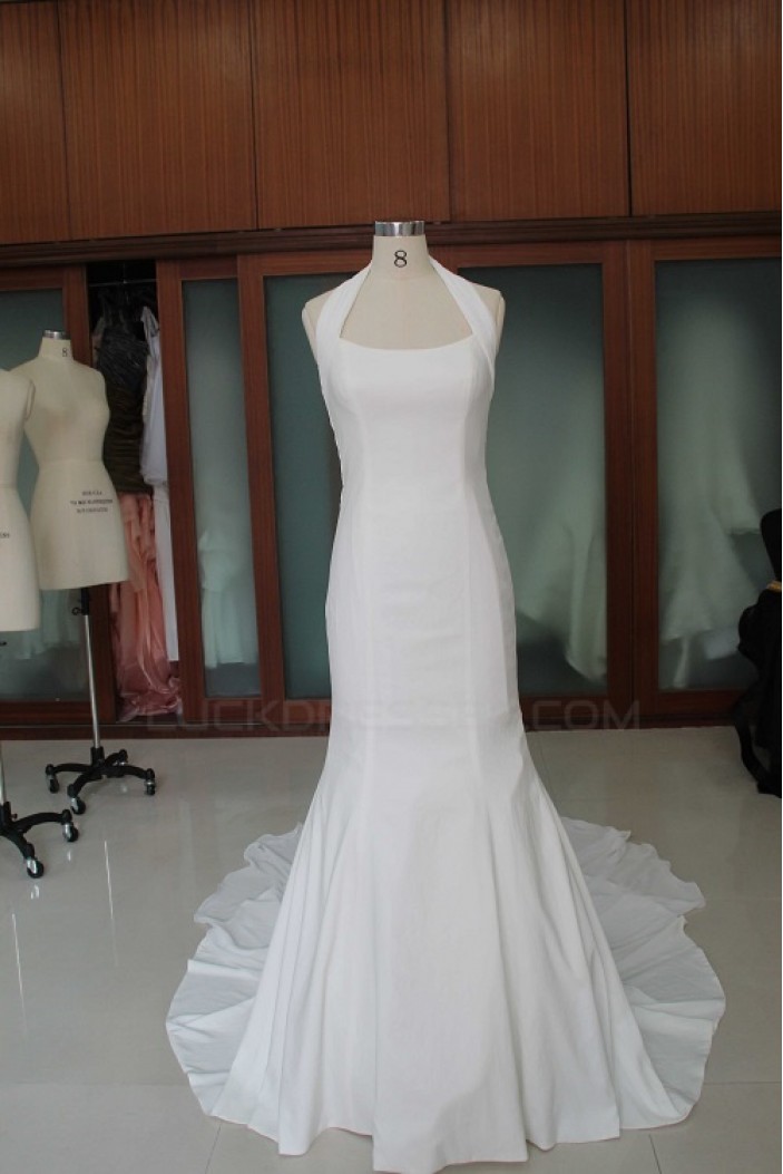 Trumpet/Mermaid Court Train Bridal Wedding Dresses WD010183