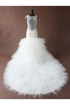 Sexy Trumpet/Mermaid Lace Bridal Wedding Dresses WD010194
