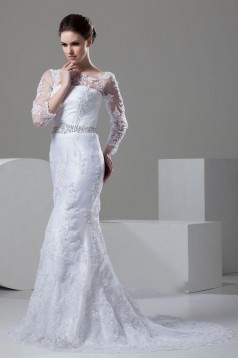 Trumpet/Mermaid Long Sleeve Lace Bridal Wedding Dress WD010240