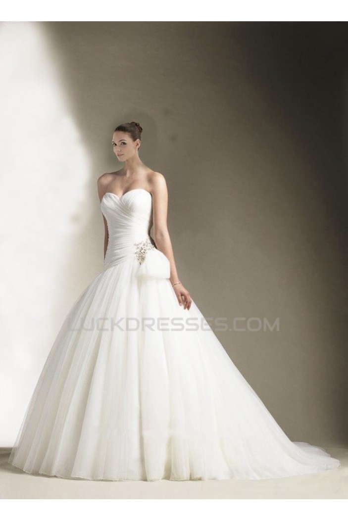 Ball Gown Sweetheart Court Train Bridal Wedding Dress WD010253