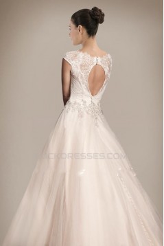 Elegant A-line Lace Bridal Gown WD010263
