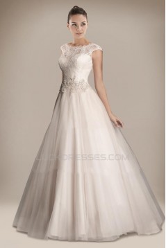 Elegant A-line Lace Bridal Gown WD010263