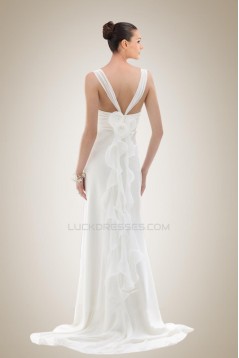 Sheath/Column Chiffon Bridal Gown WD010265