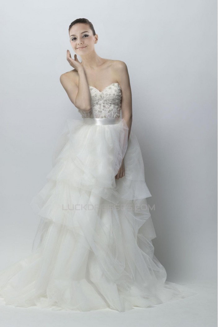 Ball Gown Sweetheart Court Train Bridal Gown WD010270