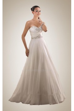 A-line Sweetheart Beaded Bridal Wedding Dresses WD010299