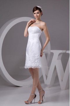 Short Sweetheart Lace Bridal Wedding Dresses WD010313