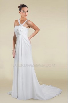 Sheath/Column Chiffon Bridal Wedding Dresses WD010363