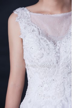 A-line Beaded Lace Bridal Wedding Dresses WD010409