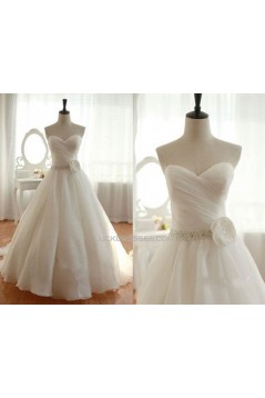 Ball Gown Sweetheart Beaded Bridal Gown Wedding Dress WD010444