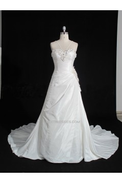 A-line Sweetheart Beaded Bridal Gown Wedding Dress WD010478