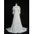 A-line Beaded Chiffon Bridal Gown Wedding Dress WD010479