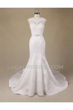 Trumpet/Mermaid Lace Bridal Wedding Dresses WD010549