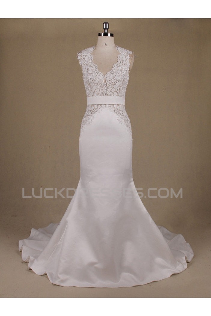 Trumpet/Mermaid Lace Bridal Wedding Dresses WD010554
