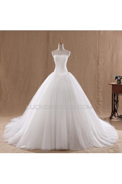 Ball Gown Strapless Bridal Wedding Dresses WD010601
